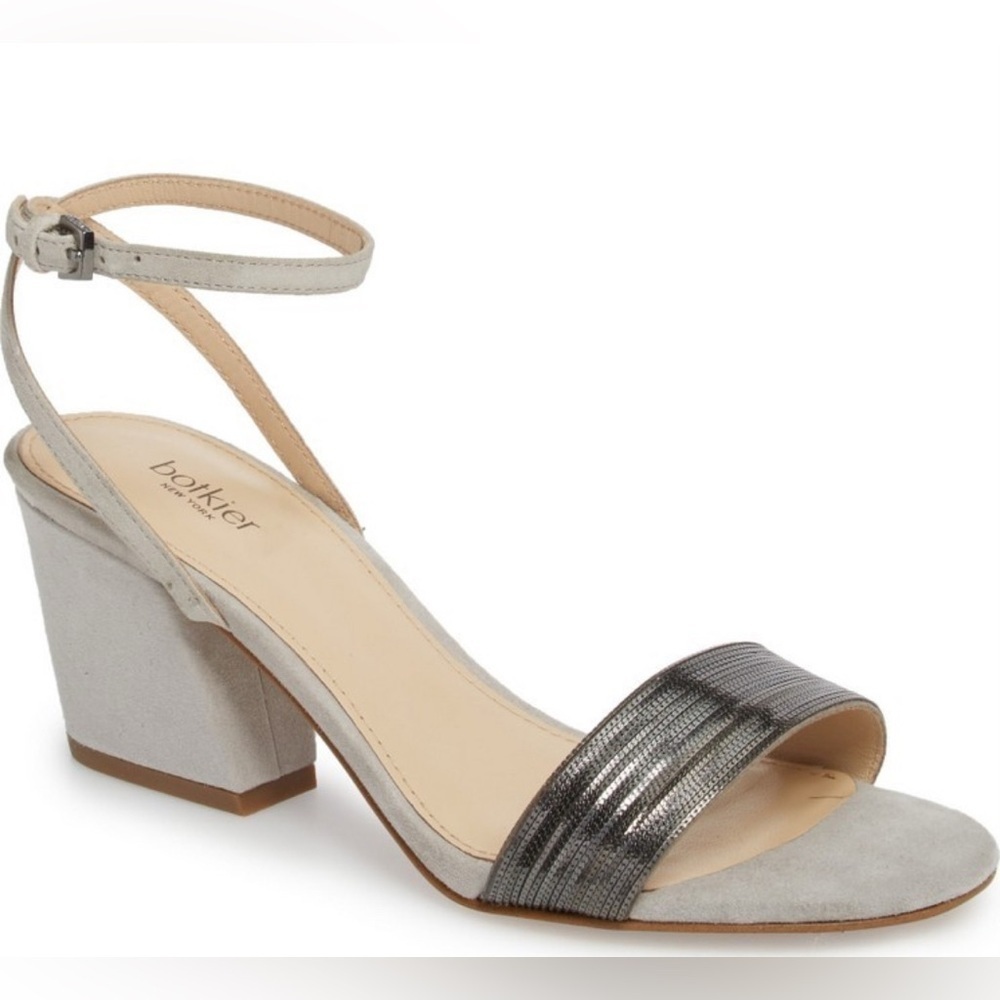 BOTKIER NY Ankle Strap Open Toe Dress Leather Sandal Shoes Persi Size 7.5